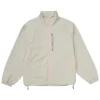 Supreme Contrast Zip Track Jacket Grey