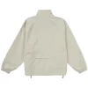 Supreme Contrast Zip Track Jacket Grey Back