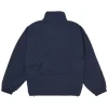 Supreme Contrast Zip Track Jacket Navy Blue Back
