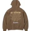 Supreme X DJ Screw Hoodie Back