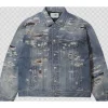 Supreme x MM6 Distressed Denim Jacket Front