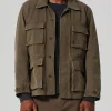 Surplus Olive Green Jacket Front