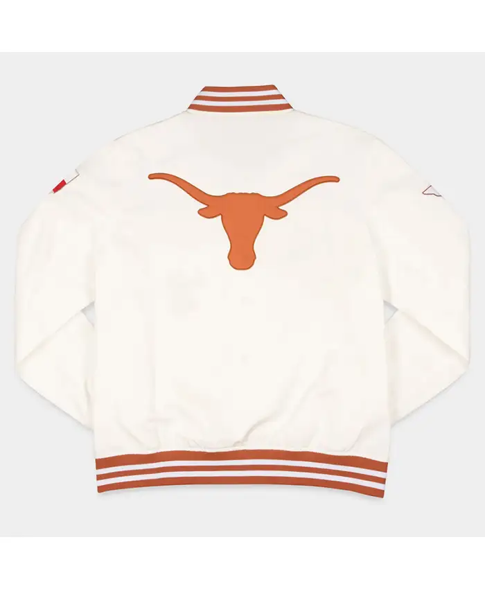 Texas Longhorns Whiteout Bomber Jacket For Sale