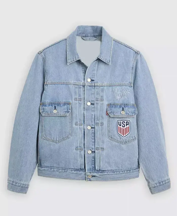 The Best Of U.S. Soccer Type II Blue Denim Jacket