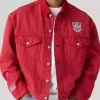 The Best Of U.S. Soccer Type III Red Trucker Jacket For Sale