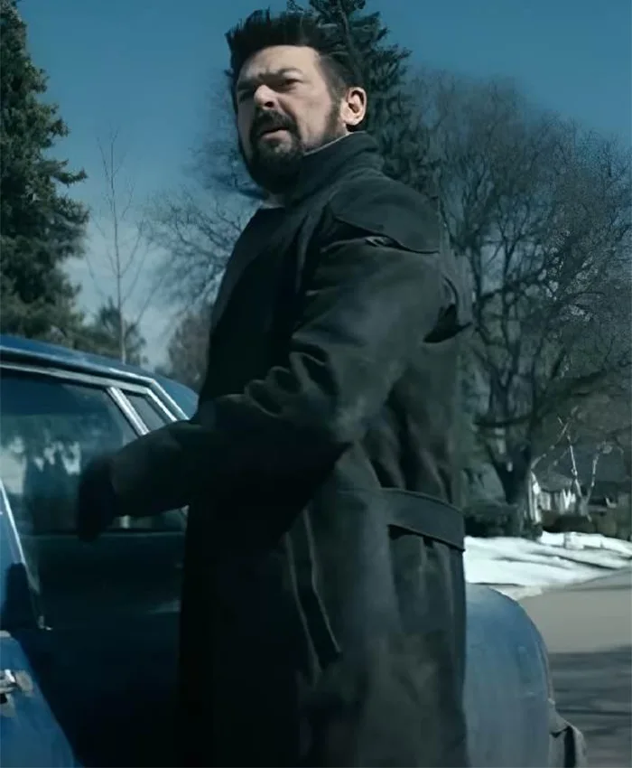 The Boys S05 Karl Urban black coat