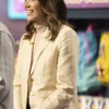 The Breadwinner Mandy Moore Beige Blazer Side