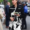 The Devil Wears Prada 2 Screening Eva Chen Floral Coat