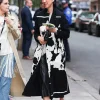 The Devil Wears Prada 2 Screening Eva Chen Floral Coat For Sale
