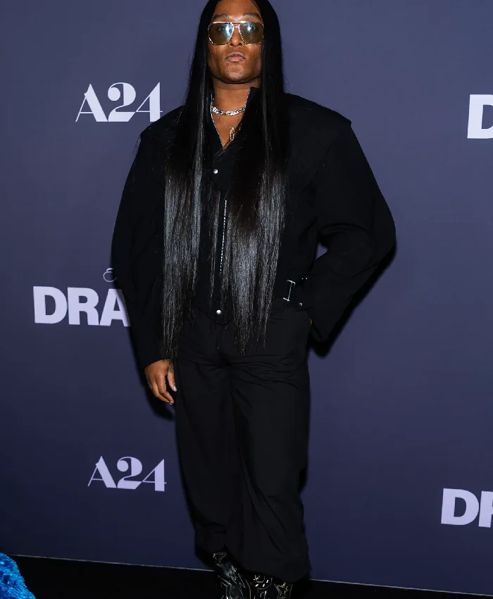 The Drama Premiere 2026 Law Roach Black Jacket For Sale