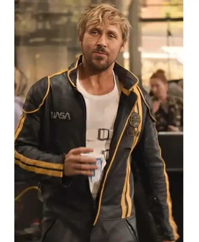 The Fall Guy Ryan Gosling NASA Leather Jacket
