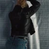 The Miniature Wife S01 Elizabeth Banks Biker Leather Jacket Back