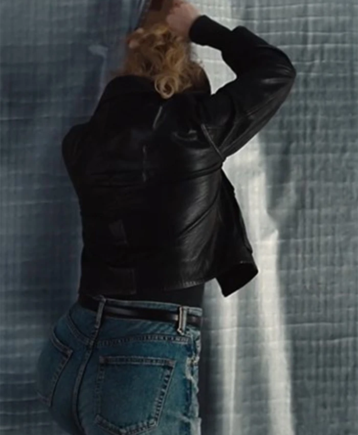 The Miniature Wife S01 Elizabeth Banks Biker Leather Jacket Back