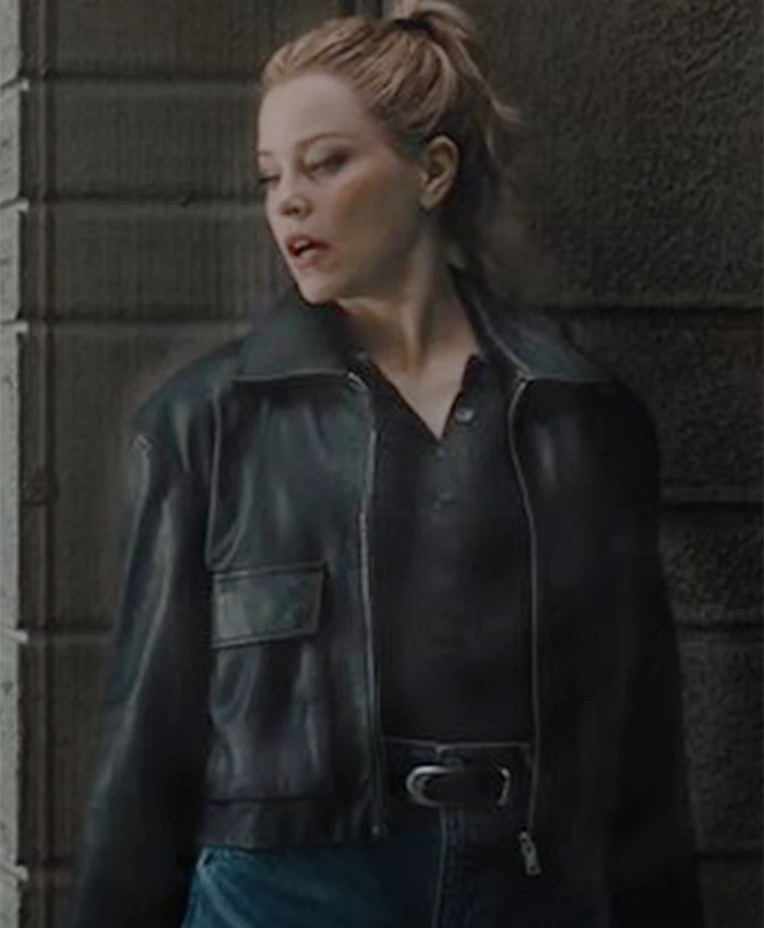 The Miniature Wife S01 Elizabeth Banks Biker Leather Jacket For Sale
