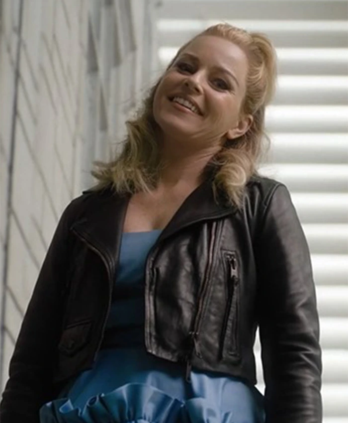 The Miniature Wife S01 Elizabeth Banks Black Leather Jacket