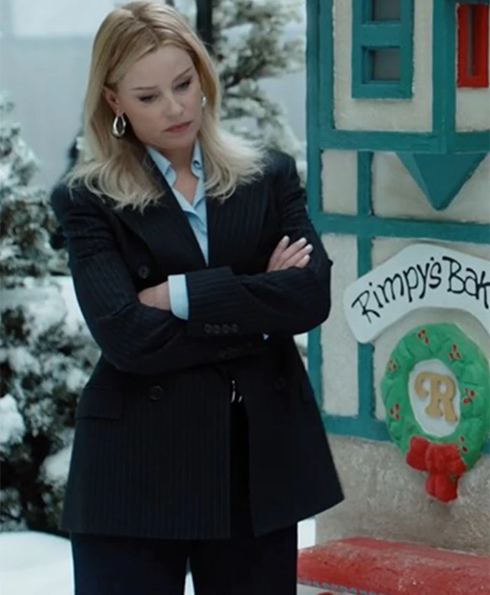 The Miniature Wife S01 Elizabeth Banks Pinstriped Blazer Front