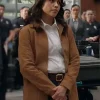The Rookie S08 Angela Lopez Suede Leather Jacket For Sale