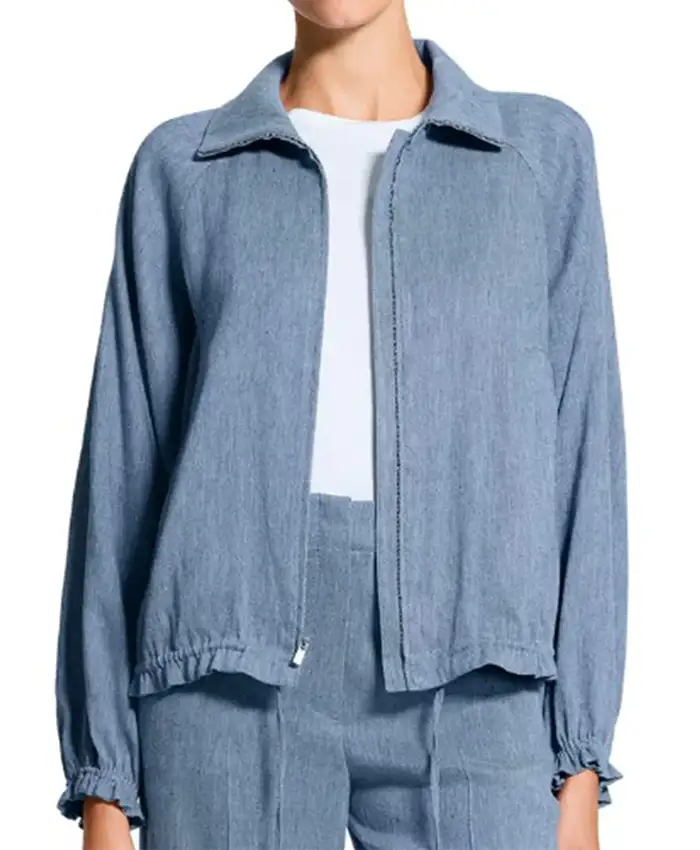 The View Joy Behar Ruffle Cuff Jacket For Sale