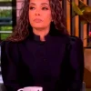 The View Sunny Hostin Black Puff Sleeve Jacket