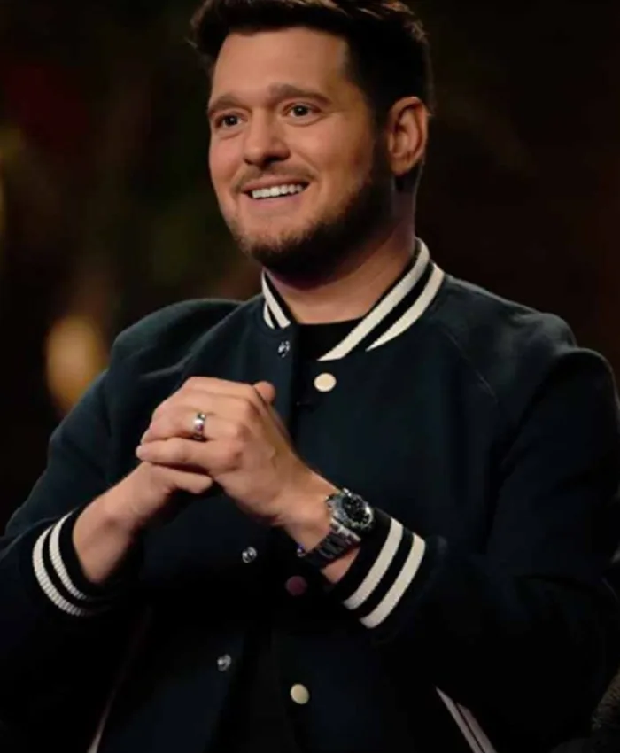 The Voice S29 Michael Bublé Green Varsity Jacket