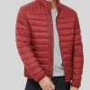 Tommy Hilfiger Men’s Packable Puffer Jacket Red