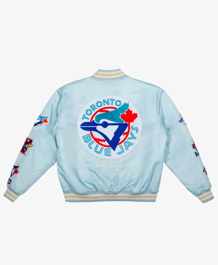 Toronto Blue Jays Light Blue Bomber Jacket For Sale