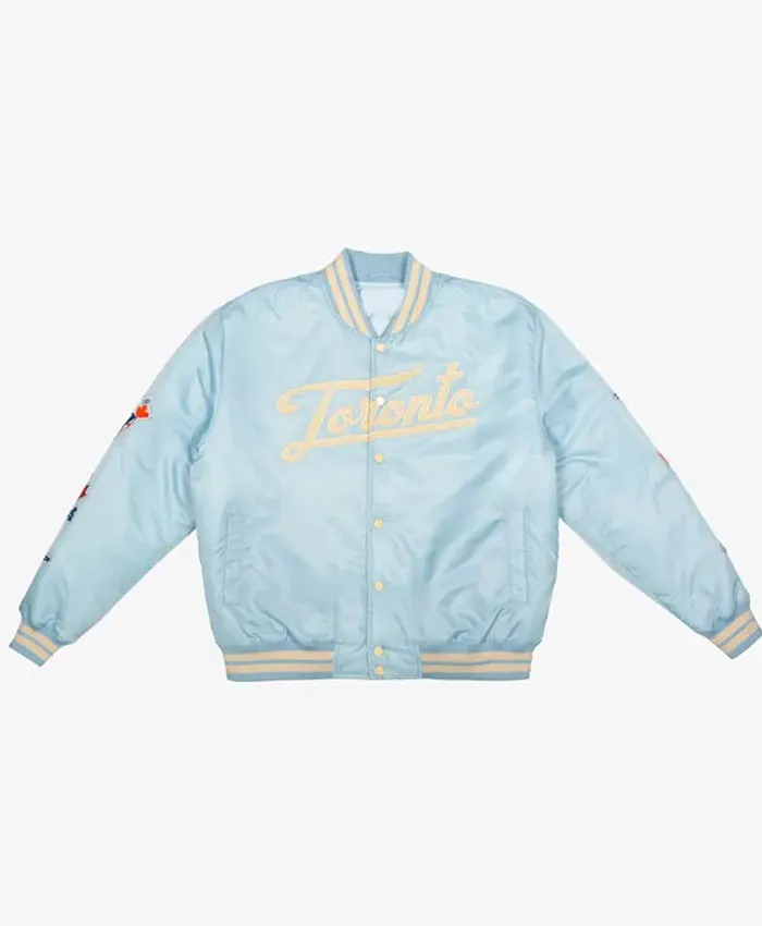 Toronto Blue Jays Light Blue Bomber Jacket
