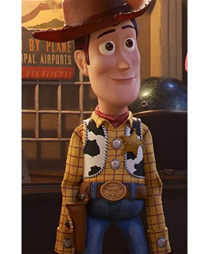 Toy Story 4 Woody Cow Print Vest Front