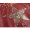 Tribute to Michael Jackson Red Leather Jacket Print