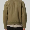 Utility Cotton Jacket Olive Back