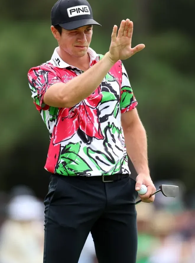 Viktor Hovland Masters Multicolor Floral Shirt