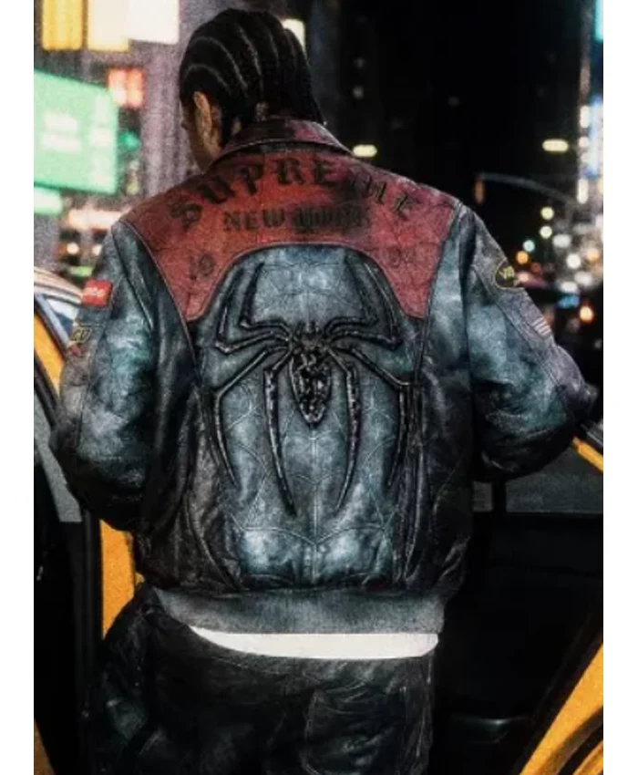 Vintage Spider-Man Leather Jacket For Men and Women