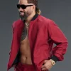 WWE 2026 WrestleMania 42 Jey Uso Red Bomber Jacket