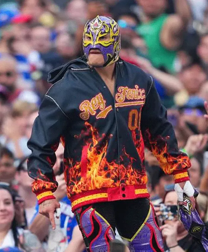 WWE SummerSlam Rey Fenix Hooded Jacket