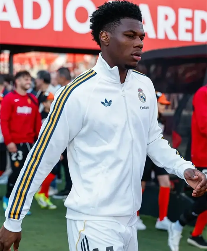 Real Madrid 25-26 white track jacket