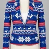 Women Christmas Blue Blazer For Sale