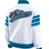 Women's Chicago Sky WEAR by Erin Andrews White & Sky Blue Jacket Back