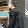 WrestleMania 42 Kickoff Seth Rollins Black Cotton Shredded Jacket Back