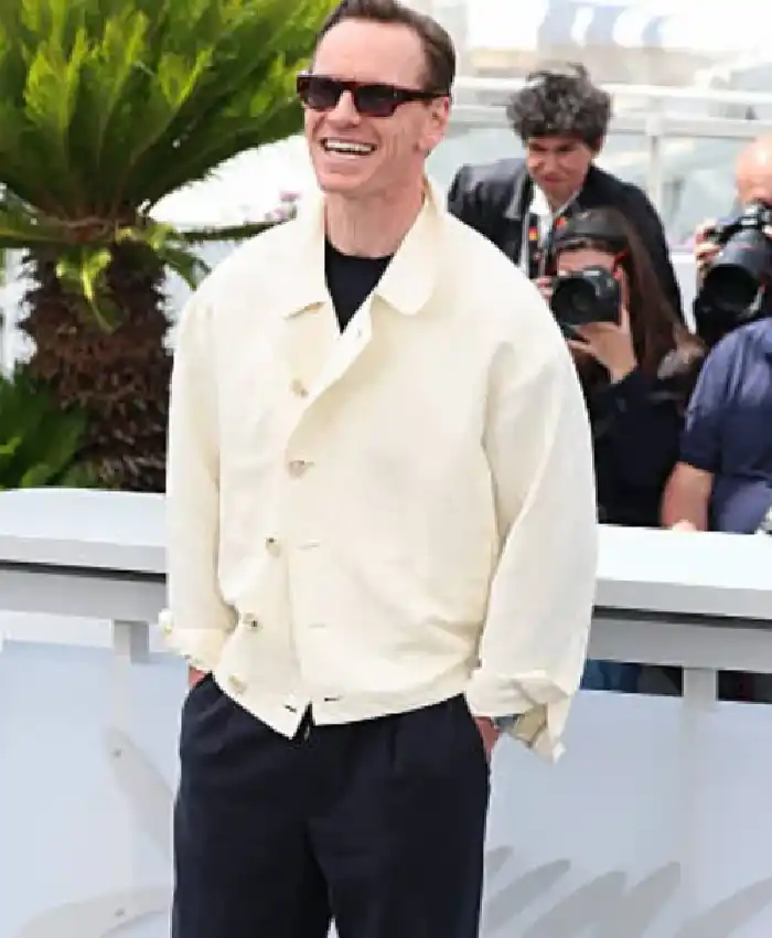79th Annual Festival Michael Fassbender Jacket Front