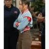 9-1-1 S09 May Grant Blue Bomber Jacket