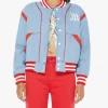 9-1-1 S09 May Grant Blue Bomber Jacket For Sale