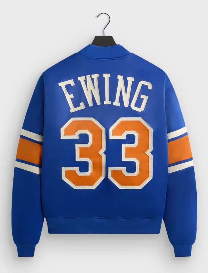 A Boogie Knicks Ewing 33 Jacket Back
