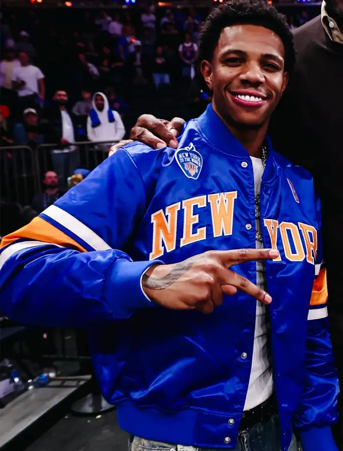 A Boogie Knicks Ewing 33 Jacket