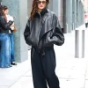 ABC Studios 2026 NYC Grace Gummer Black Jacket For Sale