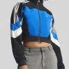 Adidas Blocking Track Jacket Blue Front