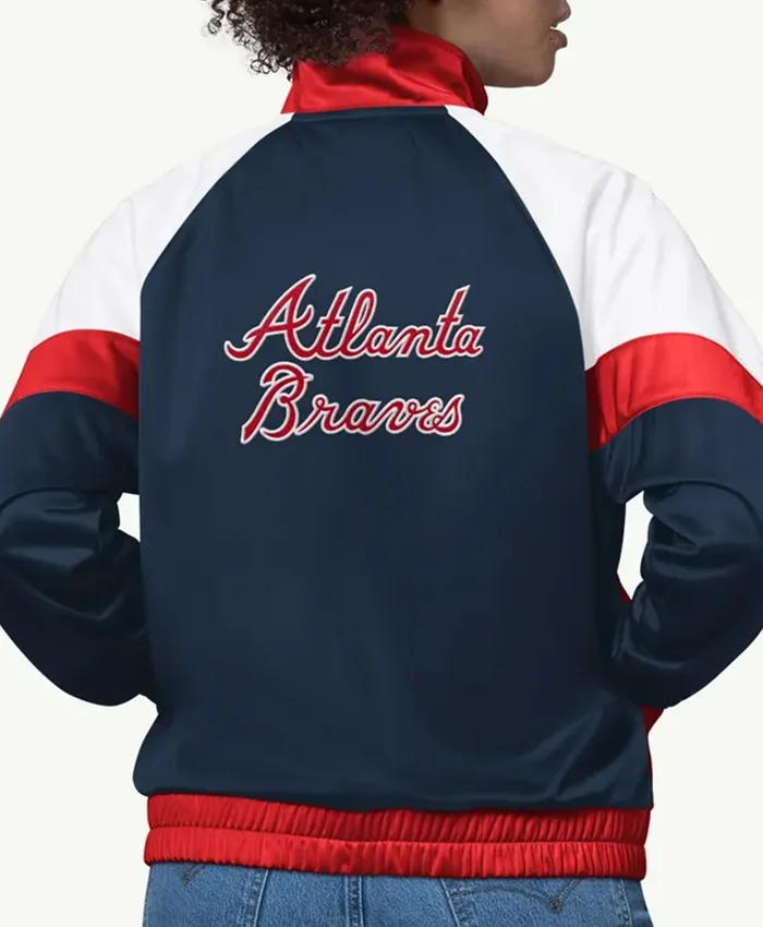 Atlanta Braves Teamwork Varsity Track Jacket For Sale