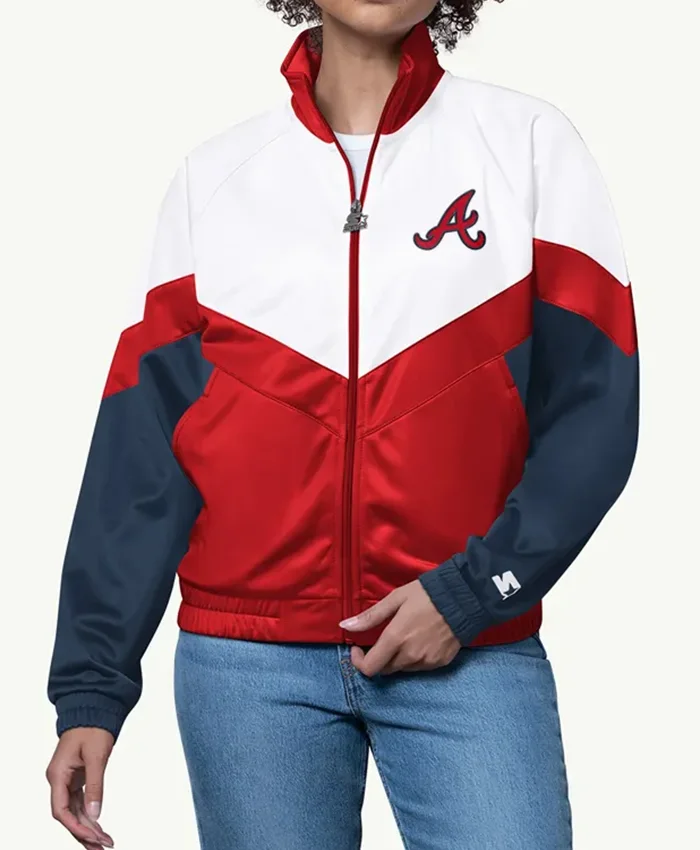 Atlanta Braves Teamwork Varsity Track Jacket
