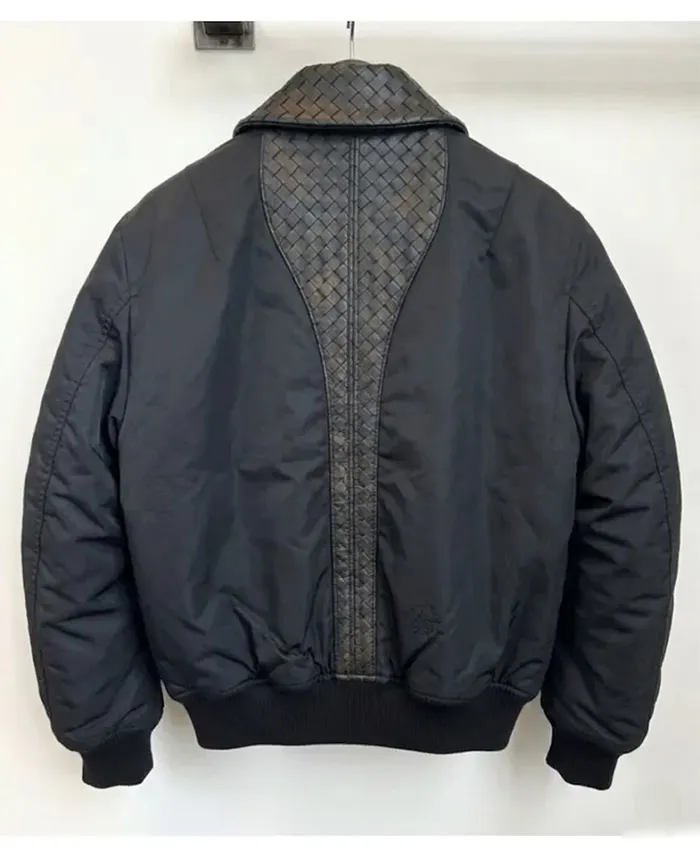 Bottega Veneta Intrecciato Collar Jacket For Sale