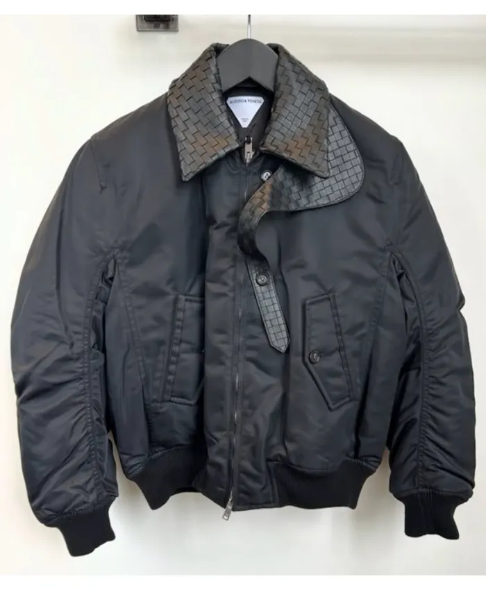 Bottega Veneta Intrecciato Collar Jacket