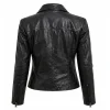Broad Trip Jeanie Leather Jacket Back